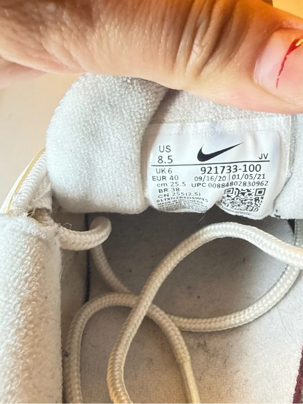 Nike White/Cream Air Max 97 Sneakers
